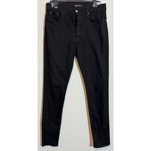 EUC Amiri Lightly Distressed Black Denim